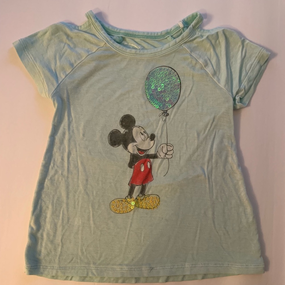 Mickey Mouse Cold Shoulder Tee
